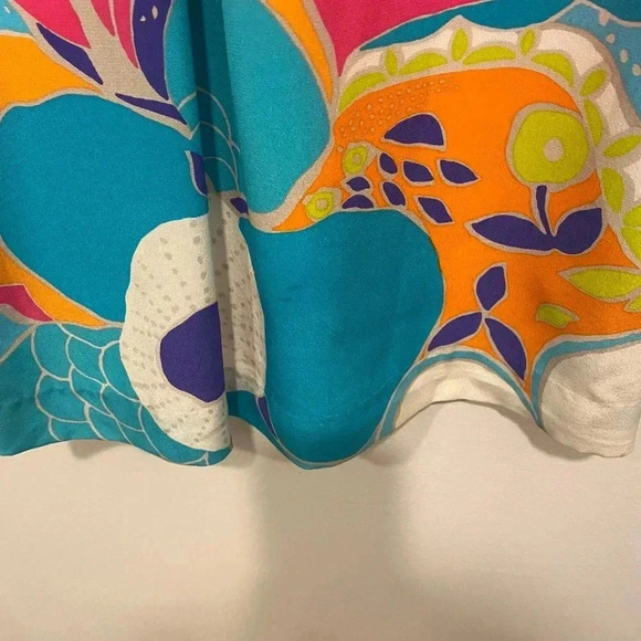 Trina Turk Sea Cove Crushes Dress Sz 4 - Picture 4 of 6